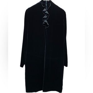 MaxMara Velvet silk blend women’s dress dark green size 6 new without tag